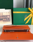 RICHELIEU WALLET 19 IN ORANGE GOYARDINE CANVAS