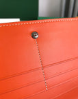 RICHELIEU WALLET 19 IN ORANGE GOYARDINE CANVAS