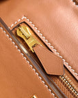HM 24/24 Mini Bag 21cm Gold Evercolor Leather Gold Hardware