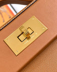 HM 24/24 Mini Bag 21cm Gold Evercolor Leather Gold Hardware