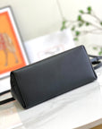 HM 24/24 Mini Bag 21cm Black Evercolor Leather Gold Hardware