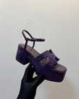 HM Sandalen Jam 30 Dark purple Suede 212229