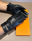 HM Glove Black Lambskin 432640