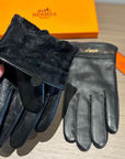HM Glove Black Lambskin 432640