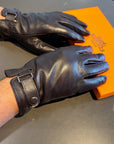 HM Glove Black Lambskin 470714