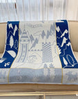 HM Avalon Epopee Blanket Marine Wool Cashmere