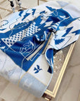 HM Avalon Epopee Blanket Marine Wool Cashmere