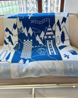 HM Avalon Epopee Blanket Marine Wool Cashmere