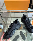 LV Rush Sneaker 40mm Black Cowhide