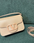 valenti loco 22cm cream calfskin
