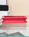 WOC 19CM RED CAVIAR SILVER HARDWARE