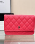 WOC 19CM RED CAVIAR SILVER HARDWARE