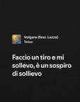 TEDUA - VOLGARE - FACCIO UN TIRO E MI SOLLEVO