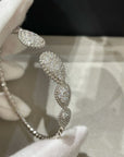 SERPENT BOHEME 6 MOTIFS DIAMONDS OPEN BRACELET