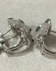 PANTHERE DIAMOND STUD EARRINGS