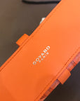 MINAUDIERE TRUNK BAG 17CM ORANGE CANVAS