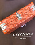 MINAUDIERE TRUNK BAG 17CM ORANGE CANVAS