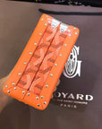 MINAUDIERE TRUNK BAG 17CM ORANGE CANVAS