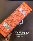 MINAUDIERE TRUNK BAG 17CM ORANGE CANVAS