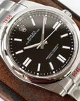 OYSTER PERPETUAL 41 STAINLESS STEEL BLACK DIAL