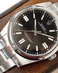 OYSTER PERPETUAL 41 STAINLESS STEEL BLACK DIAL