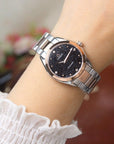 SEAMASTER QUARTZ 33MM TWO-TONE BLACK DIAL