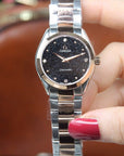 SEAMASTER QUARTZ 33MM TWO-TONE BLACK DIAL