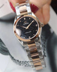 SEAMASTER QUARTZ 33MM TWO-TONE BLACK DIAL