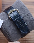 SANTOS DUMONT QUARTZ 33MM ROSE GOLD LEATHER