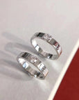 LOVE RING 3.6MM 1 BIG DIAMOND