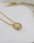SERPENT BOHEME MOP PINK GOLD NECKLACE