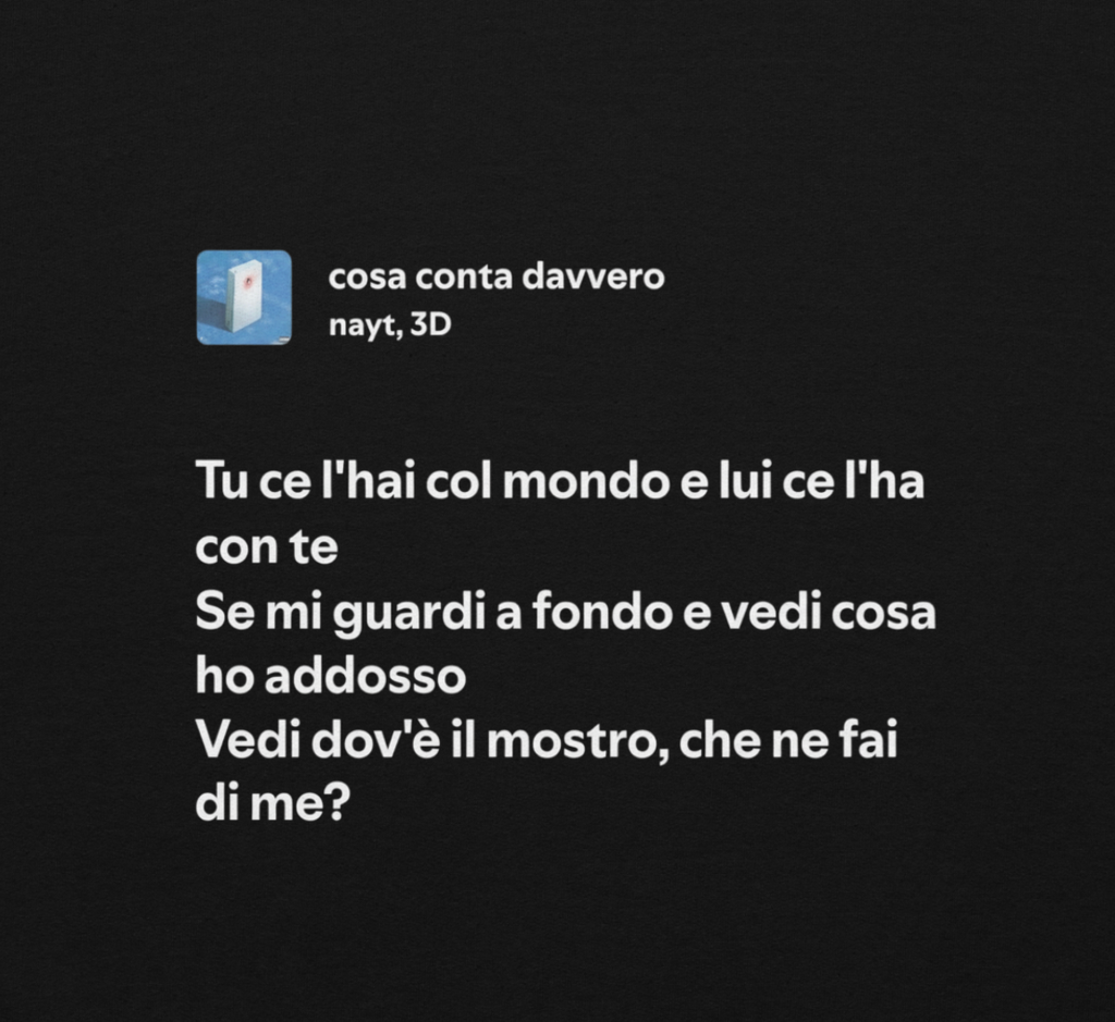 NAYT - COSA CONTA DAVVERO - SE MI GUARDI A FONDO