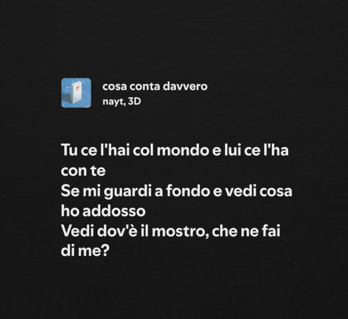 NAYT - COSA CONTA DAVVERO - SE MI GUARDI A FONDO