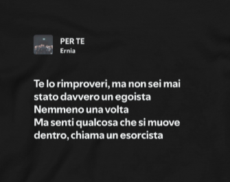 ERNIA - PER TE - TE LO RIMPROVERI