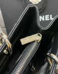 CC GRAND SHOPPING TOTE BAG 34CM BLACK CAVIAR SILVER HARDWARE