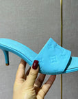 LV Neo Revival Mule 65mm Blue Cowhide