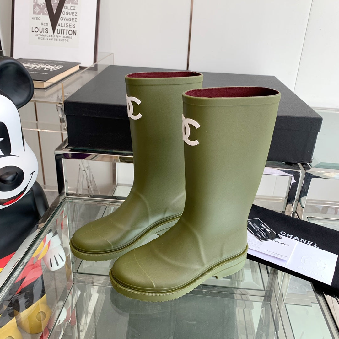 CC Rainboots Dark Green Rubber  204191