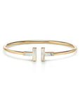 T BRACELET 1.8MM MOP PINK GOLD