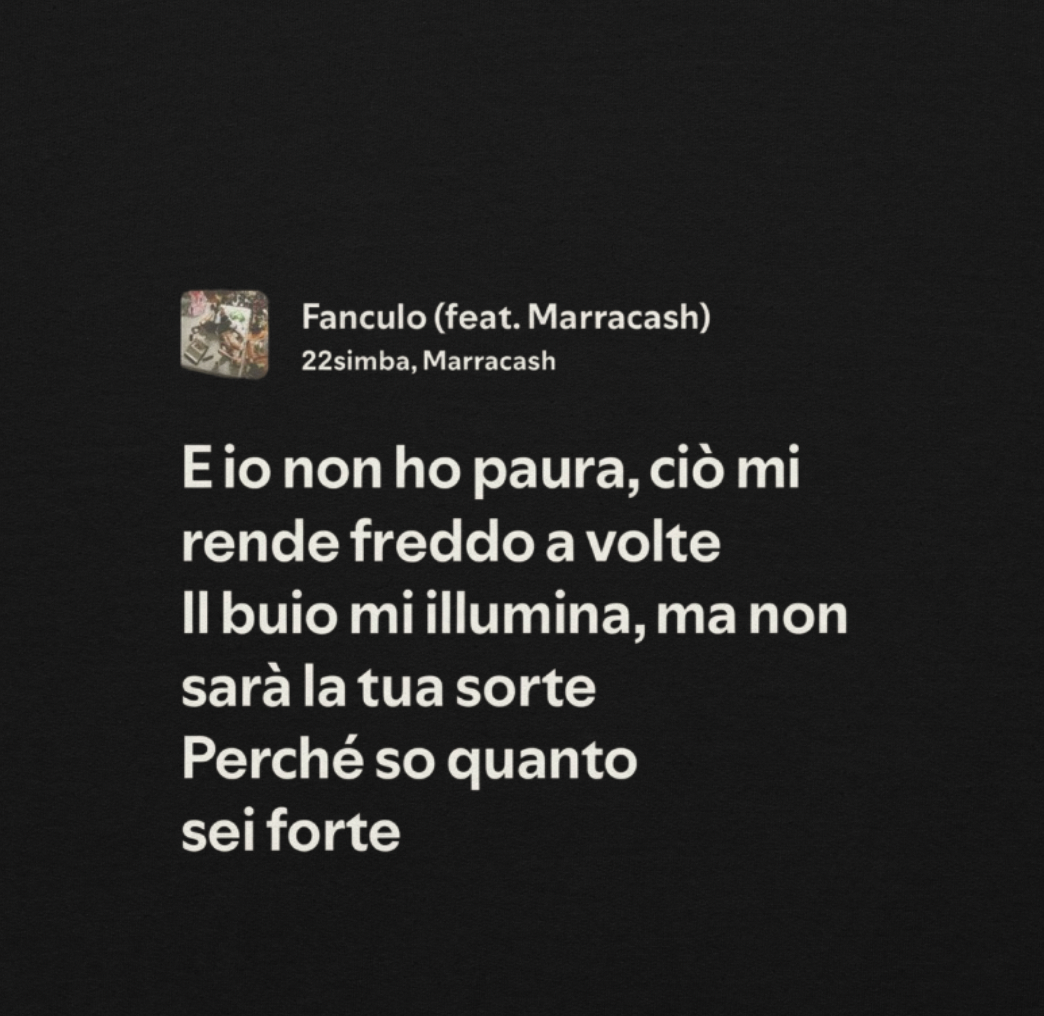 22simba - FANCULO - IO NON HO PAURA