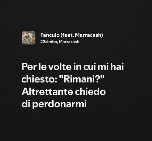 22simba - FANCULO - CHIEDO DI PERDONARMI