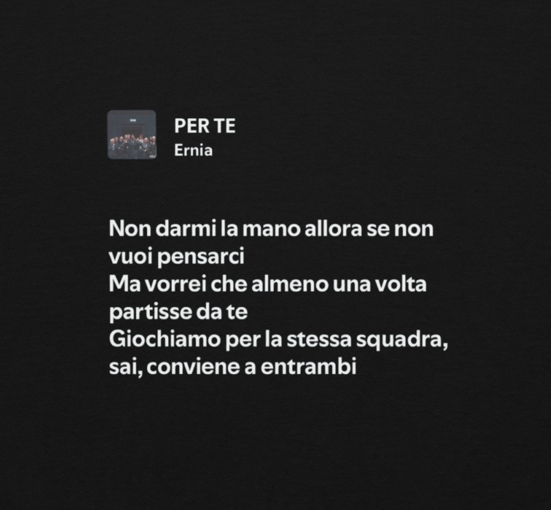 ERNIA - PER TE - NON DARMI LA MANO