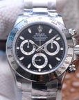 DAYTONA 40MM STEEL CASE BLACK DIAL