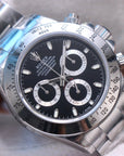 DAYTONA 40MM STEEL CASE BLACK DIAL