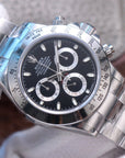 DAYTONA 40MM STEEL CASE BLACK DIAL