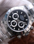 DAYTONA 40MM STEEL CASE BLACK DIAL