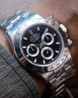 DAYTONA 40MM STEEL CASE BLACK DIAL