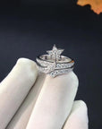 COMETE SILVER RING DIAMOND