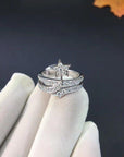 COMETE SILVER RING DIAMOND
