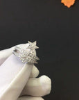 COMETE SILVER RING DIAMOND