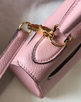 HM KELLY 28CM PINK TOGO LEATHER GOLD HARDWARE